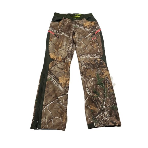 Under Armour Women’s Coldgear Infrared Scent Control Speed Freak Camo Pants Sz 6 - Picture 1 of 5